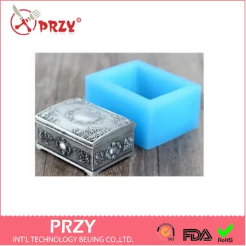 wysokiej jakości pudełko do biżuterii silikonowa forma Diy prostokątna forma do mydła spożywczy silikonowa forma do mydła ręcznie