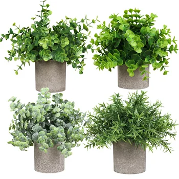 Połączenie Symulowane roślin Doniczkowych Meble do domowego biurka w stylu Skandynawskim Zielone Rośliny Mini Imitacja rośliny Bonsai