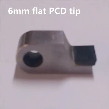 Diamentowe Narzędzia skrawające Posalux o szerokości 6 mm PCD końcówka Złotników Jubilerów Narzędzie Do Cięcia Maszyny, Płaska 180 stopni PCD narzędzia tnące