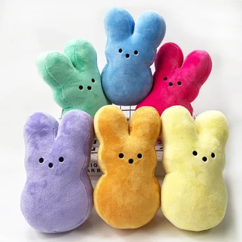 15 cm Wystaje pluszowy królik królik zagląda Wielkanocne Zabawki Modelowanie Miękkie Lalki Zwierząt dla Dzieci dla Dzieci Miękkie Poduszki Prezenty, Zabawki dla Dziewczynek