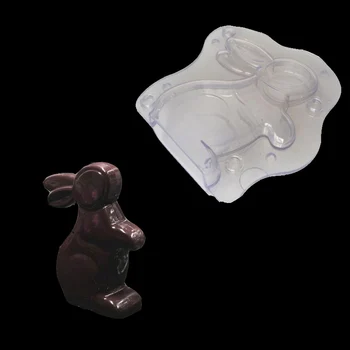 3D Królik W Postaci Czekolady Formy Słodycze Cukier Makaron Cake Dekoracji DIY Zajączek Narzędzia Do Ciasta