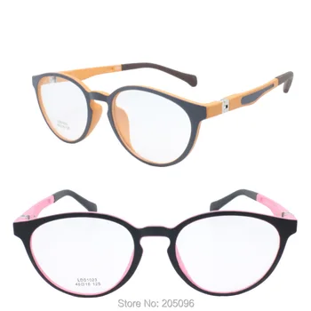 sprzedaż detaliczna 1023 wayframe bicolor 180 stopni elastyczny TR90 z silikonowymi końcówkami do skroni kochanie optyczna oprawki do okularów dla dziewczynki