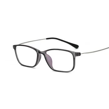 szerokość-139 TR metalowe okulary z efektem pamięci przeciw niebieskiego promieniowania-komputerowe przezroczyste oprawki okularowe, męskie i damskie okulary z ochroną od niebieskiego światła, okulary