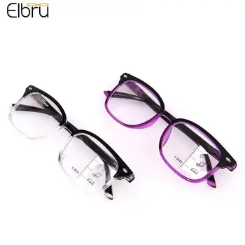 Elbru Okulary Do Czytania Dla Kobiet i Mężczyzn Inteligentne Progresywne Okulary Do Czytania Okulary Wieloogniskowe Dla Dalekowzroczności Dla Osób Starszych Unisex + 1 + 3