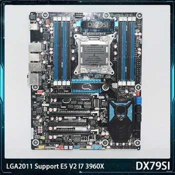 DX79SI Dla Intel LGA2011 Wsparcie E5 V2 I7 3960X Procesor X79 płyta główna Wysokiej Jakości Działa Szybka wysyłka
