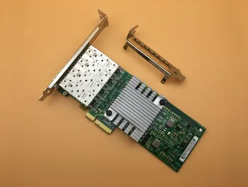 I350AM4 Chipset I350-F4 Четырехпортовый Gigabit Światłowodowy serwer Ethernet Adapter karta Sieciowa Darmowa Wysyłka