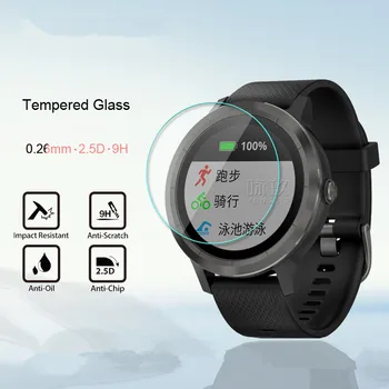 3 szt Ultra Przezroczysta Folia Ochronna Z Hartowanego Szkła Dla Garmin Vivoactive 3 3trainer HR Smart Watch Display Screen Protector